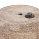 Outdoor Planter Set of 3 | Bowl Shape | Ribbed Antique White Terracotta