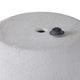 3pc Outdoor Garden Planters Set | White Cement | 9 |12 |15" Round