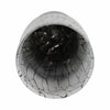Decorative Vase | Elegant Black & White Crackled Veining Glass | 12"