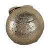 Tabletop Cheeseburger Decorative Sculpture | 5" Silver & Gold Finish