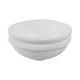 Decorative Accessory Bowl | 12" Round | White Textured Finish Terracotta
