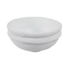 Decorative Accessory Bowl | 12" Round | White Textured Finish Terracotta