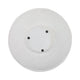 Decorative Accessory Bowl | 12" Round | White Textured Finish Terracotta
