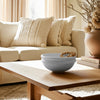 Decorative Accessory Bowl | 12" Round | White Textured Finish Terracotta