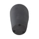 Minimalist Ribbed Texture Floor Flower Vase | 16" | Black Terracotta