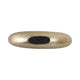 Decorative Oval Bowl Set of 2 | Handcrafted Gold & Blue Metal & Enamel