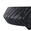Decorative Bowl Set of 2 | Tapered Shape & Lined Textured | Black Ecomix