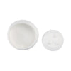 Decorative Bowl Set of 2 | Tapered Line Textured White Ecomix 15 11"