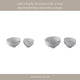 Traditional Decorative Bowl Set of 2 | Elevated Pedestal Base | White Ecomix