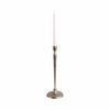 Roth Tapered Candle Holder | Silver Forged Cast Iron Style Look | 15"