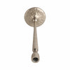 Roth Tapered Candle Holder | Silver Forged Cast Iron Style Look | 15"