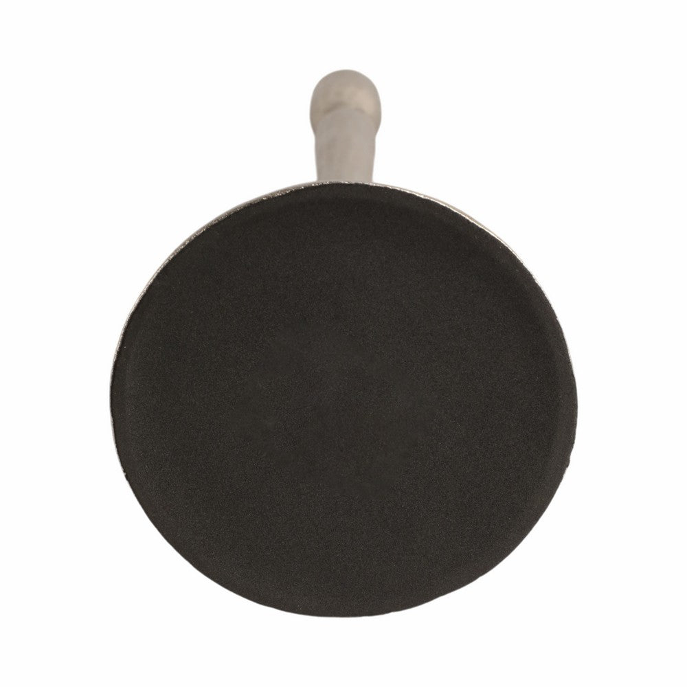 Roth Tapered Candle Holder | Silver Forged Cast Iron Style Look | 15"