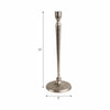 Roth Tapered Candle Holder | Silver Forged Cast Iron Style Look | 15"