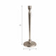 Roth Tapered Candle Holder | Silver Forged Cast Iron Style Look | 15"