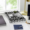 Nesting Decor Tray Set of 3 | Black & White 3D Checkered Pattern Resin