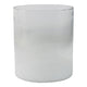 Hurricane Candle Holder | Cylinder Shape Clear Glass | Frosted Bottom SBH-21543-02
