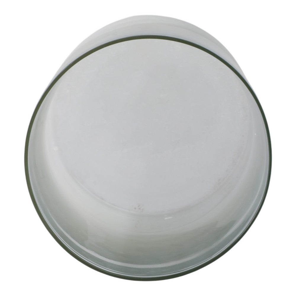 Hurricane Candle Holder | Cylinder Shape Clear Glass | Frosted Bottom