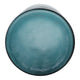 Decorative Coastal Hurricane Candle Holder | Frosted Blue Glass | 12"