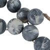 Decorative Garland | Marbled Beads | Rope Tassels | White & Black Resin