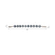 Decorative Garland | Marbled Beads | Rope Tassels | White & Black Resin