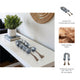 Decorative Garland | Marbled Beads | Rope Tassels | White & Black Resin