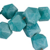 Decorative Beaded Garland with Tassels | Geometric| 45" Coastal Blue