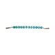 Decorative Beaded Garland with Tassels | Geometric| 45" Coastal Blue
