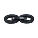Tabletop Decorative 3 Linked Chain Sculpture | 15" Black Marble Finish