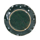 Elegant Birdbath w Perched Bird on Lilypad Flower | Glazed Green Ceramic
