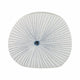 Decorative Vase w Round Dotted Coral Shell Ceramic White | 9"
