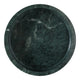 Decorative Footed Bowl | Raised Edges | 9" Sculptural Green Marble