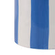 Decorative Garden Planter Set of 2 | Blue White Striped Scalloped Edges