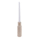 Raw Edge Candle Holder | Fluted Travertine Stone | Tan & Ivory 7"