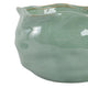 Gage Decorative Planter Set of 2 | Round Wavy Edge | Sage Green Ceramic
