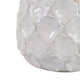 Modern Garden Flower Planter Set of 3 | White Cloudy Petal Ceramic