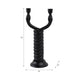 Dual Tapered Candle Holder | Twisted Snake Design | Black Aluminum | 16"
