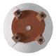 10" Outdoor Footed Planter | Round Shaped Speckled White Terracotta