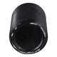 Outdoor Garden Planters Set of 2 | Textured Black Resin | 19 & 21"