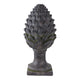 Artichoke Garden Finial Statue | 30" Rustic Moss Gray Finish Polyresin
