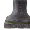 Artichoke Garden Finial Statue | 30" Rustic Moss Gray Finish Polyresin