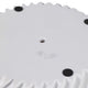Kime Planter Set of 2 | Deep Sculpted Ribbed Wave Pattern | White | 8,12"