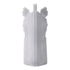 Orany Modern Horse-Head Sculpture | Carved Details | White Resin 12"