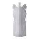 Orany Modern Horse-Head Sculpture | Carved Details | White Resin 12"