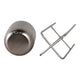 Garden Planter Set of 3 | Silver Iron X Frames | 15/20/27"