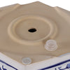 Xian Chinoiserie Planters Set of 2 | Blue Motifs | White Ceramic 10 13"