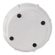 Decorative Vase | Round Shape Windowpane Pattern | White Paper Mache