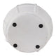 14" Decorative Dry Flower Vase | White Paper Mache Windowpane Design