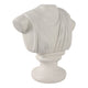Classical Roman Inspired Headless Bust Sculpture | Ivory White 16"