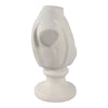 Classical Roman Inspired Headless Bust Sculpture | Ivory White 16"