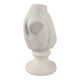 Classical Roman Inspired Headless Bust Sculpture | Ivory White 16"